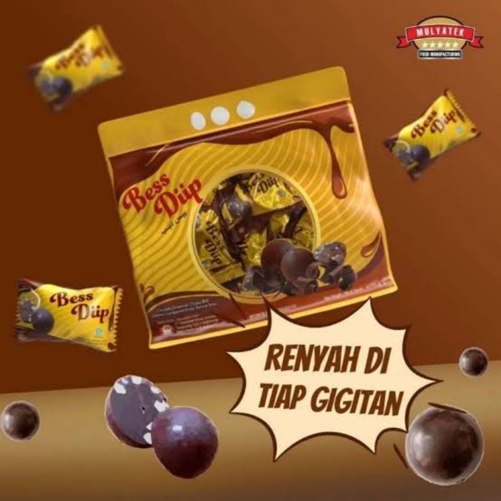 

COKLAT CRISPY BALL MEREK BESS DEEP DIJAMIN ENAK