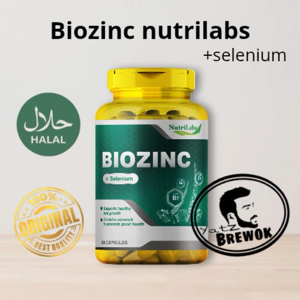 Biozinc with selenium nutrisi rambut sehat