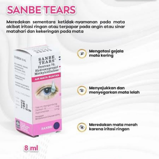 Sanbe Tears Tetes Mata (Air mata buatan) ORIGINAL
