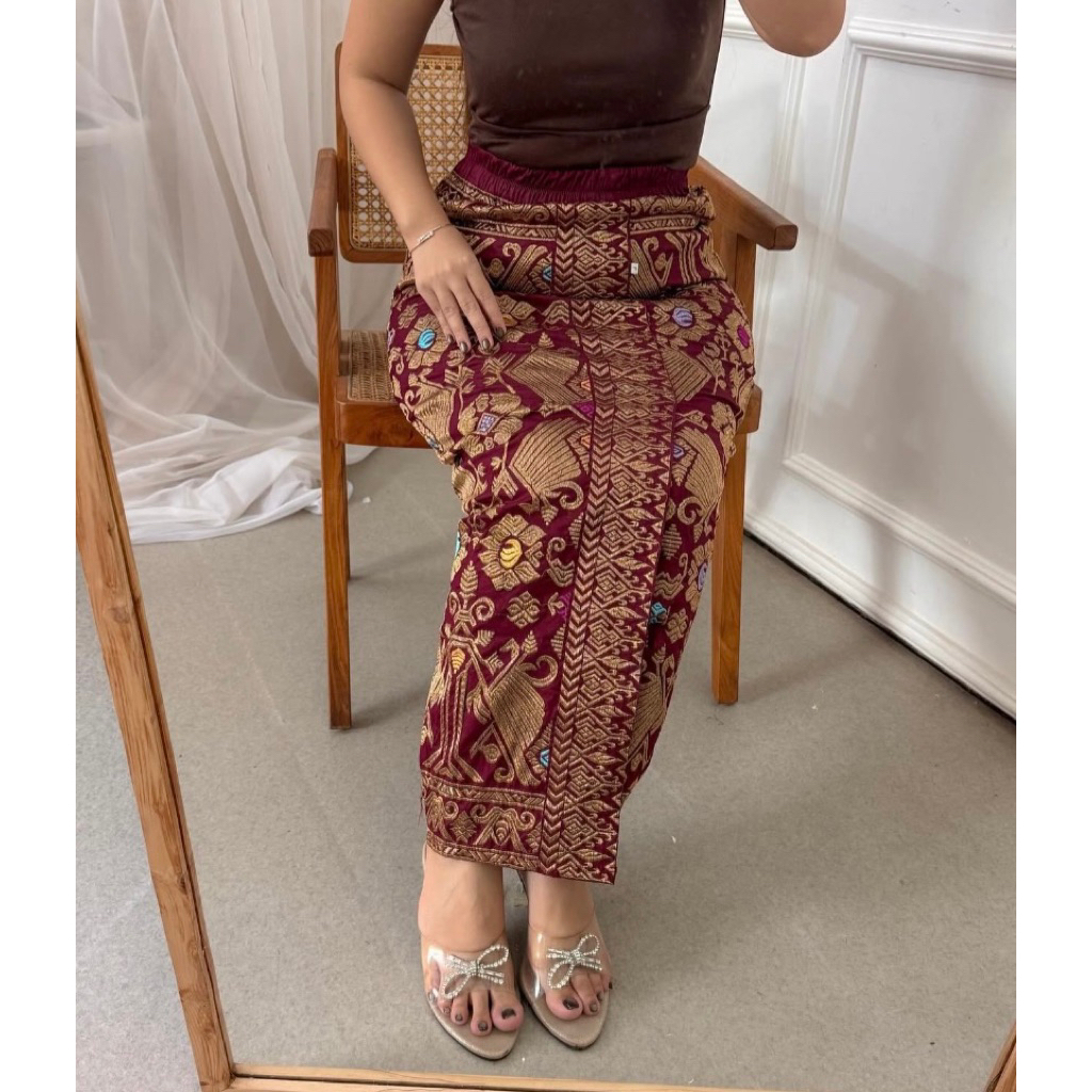 Kamen Songket Bordir Bali Strait