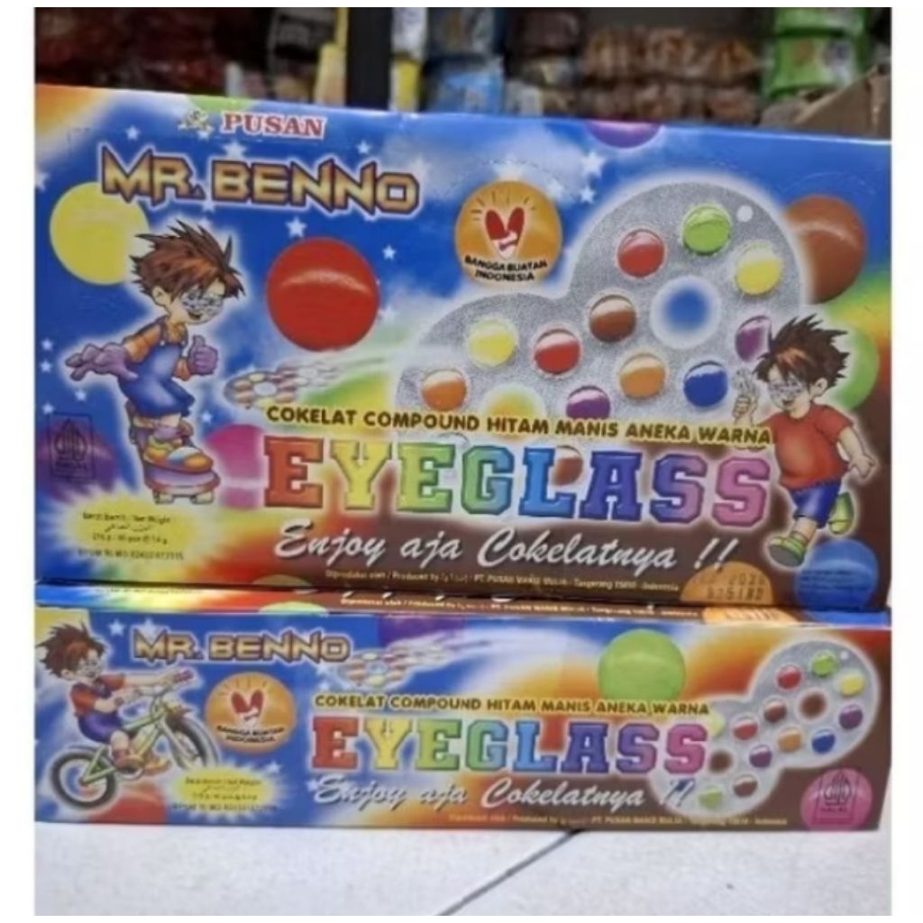 

Permen kacamata coklat / eye glass 40 pcs