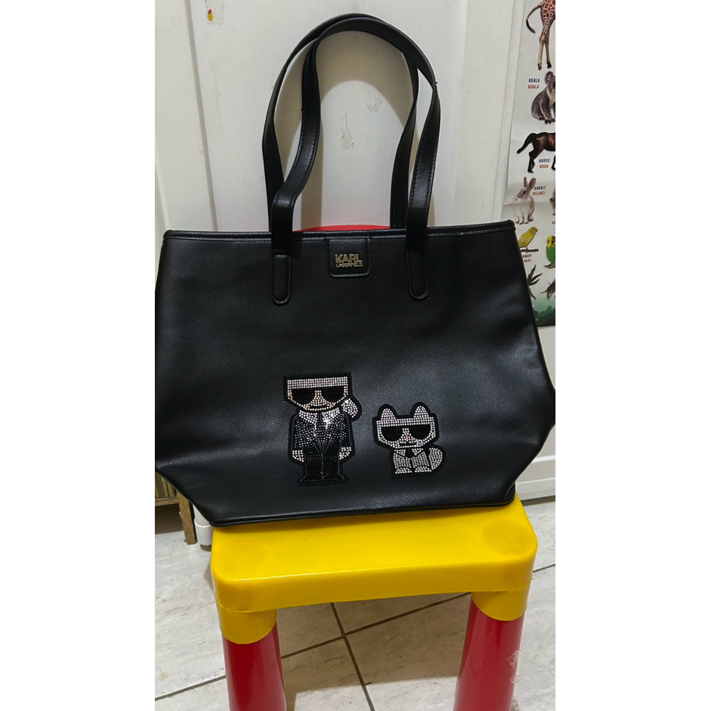 Preloved Tas tote Karl Lagerfeld
