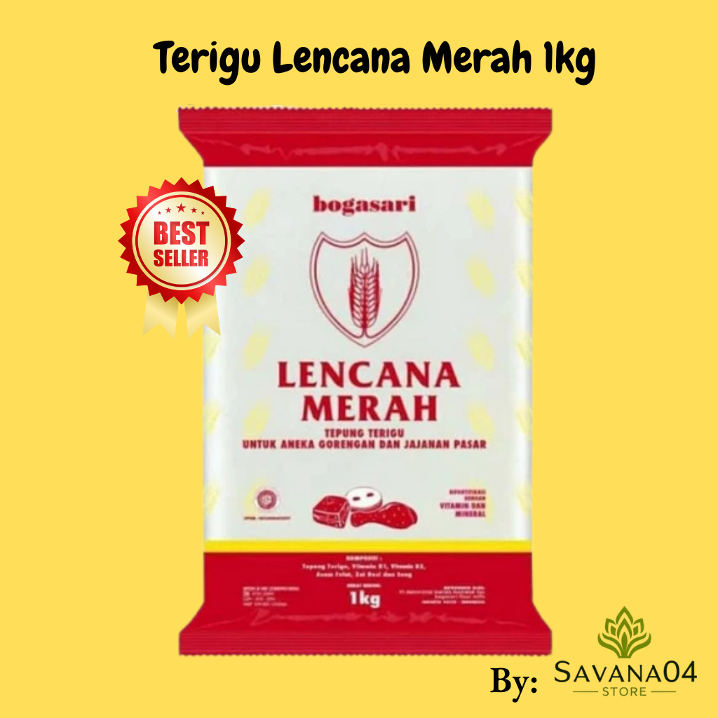 

TEPUNG TERIGU LENCANA MERAH 1 KG