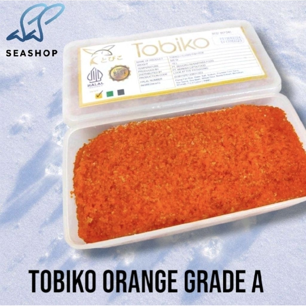 

Tobiko Orange / Black / Green - Telur Ikan Terbang Premium Grade A