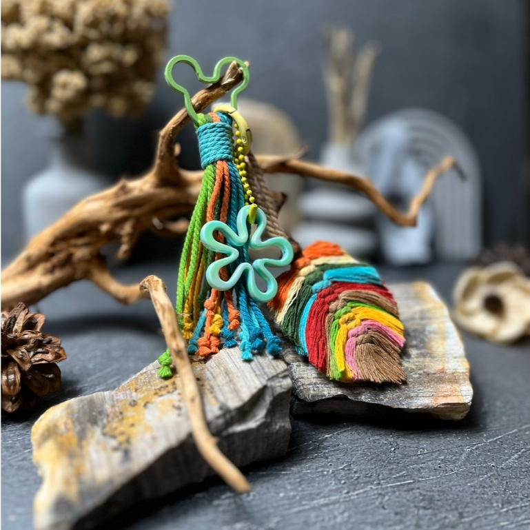 SET Gantungan Tali Rajut / Gantungan Henpon / Gantungan Tas / Charm Bag / Gantungan Segala Kunci