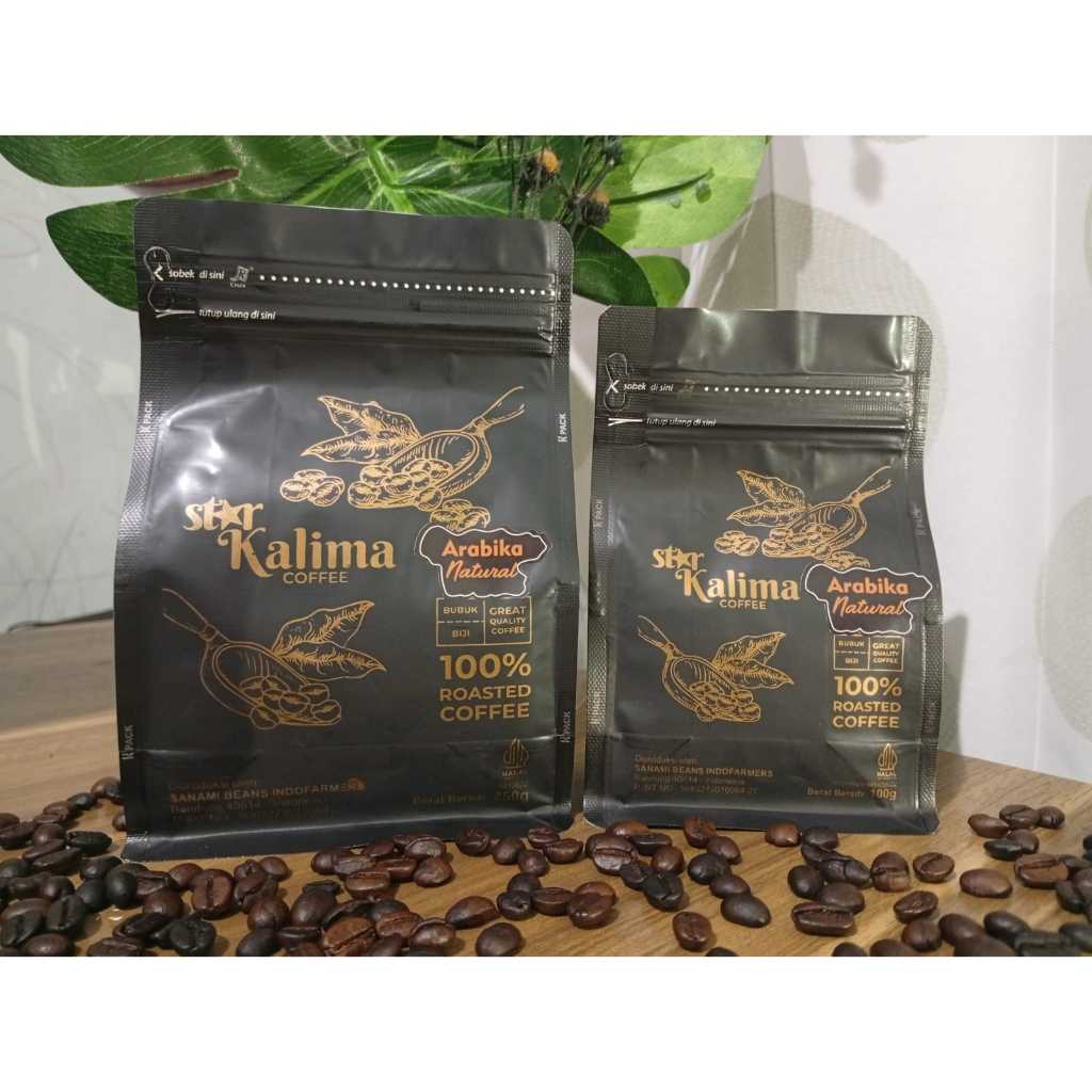 

Kopi Arabika Natural Star Kalima 250 gr