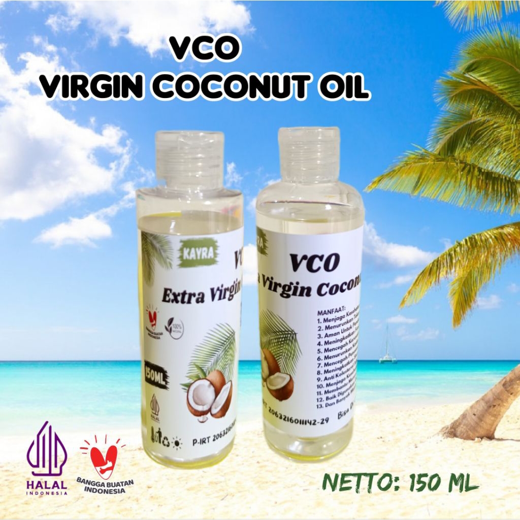 

Minyak Kelapa 150ml | Minyak VCO | Minyak Coconut Oil 150ml