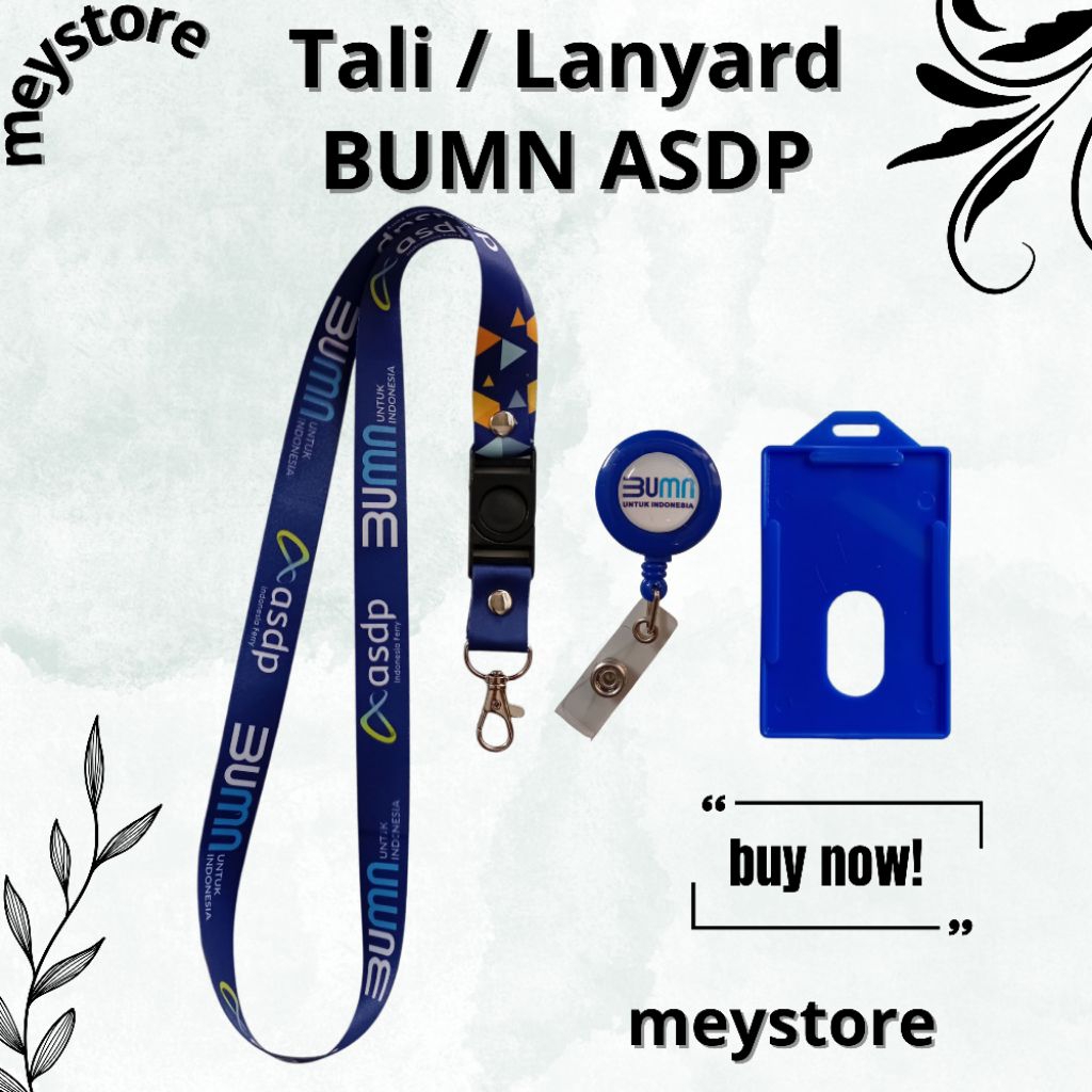 

READY Tali Gantungan / Lanyard BUMN ASDP [STOCK MELIMPAH] Termurahhh