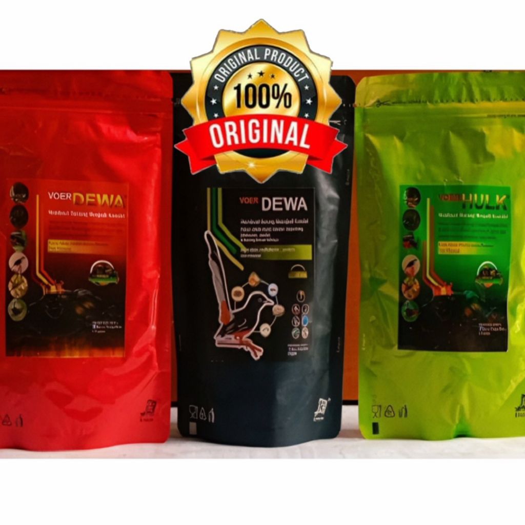 Pakan Burung Berkualitas tinggi Voer HULK Voer DEWA