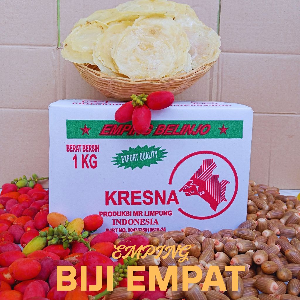 

EMPING biji empat full kerig siap di goreng berat 1kg
