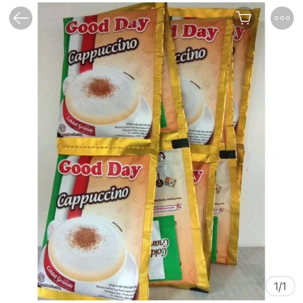 

Good Day Capuccino Serenceng isi 10