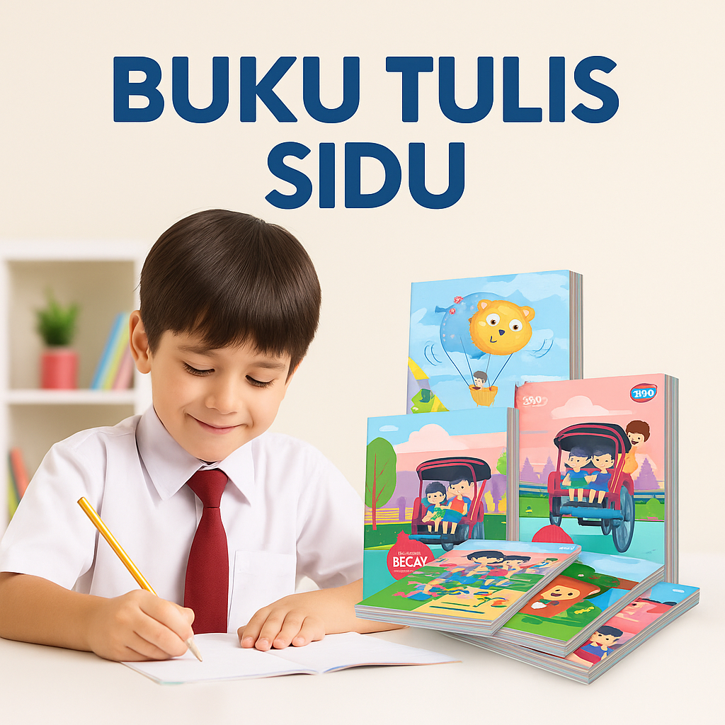

Buku Tulis SIDU 38 Lembar Isi 10 Pcs / Buku Tulis Anak