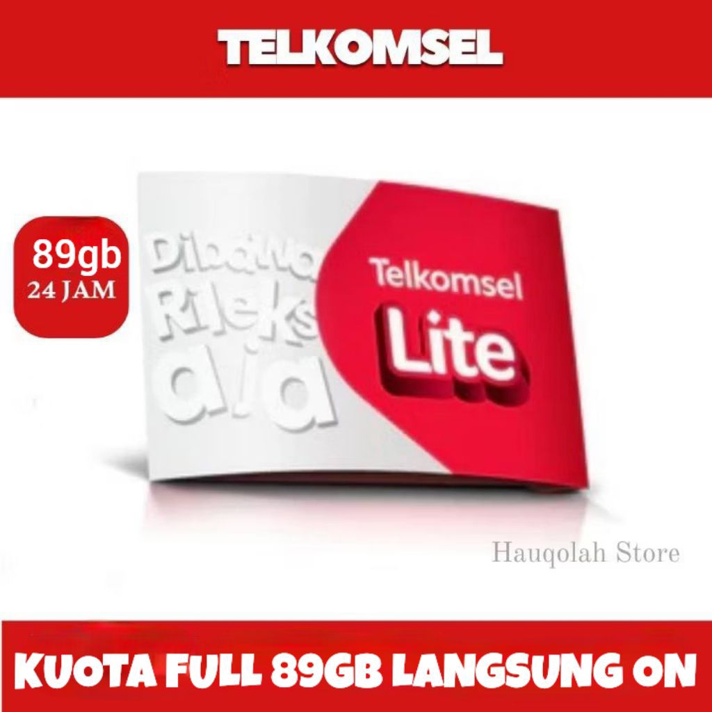 Kartu Perdana Telkomsel Lite Unlimited Internet Kuota Murah Internet