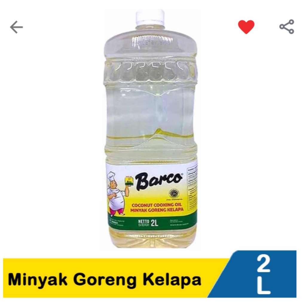 

Minyak Barco Botol 2L PROMO