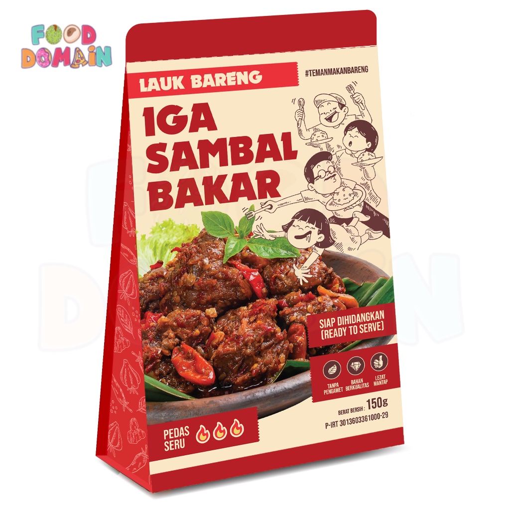 

Lahap Bareng Iga Sambal Bakar Pedas Siap Makan Lauk Ready to Eat 150gr