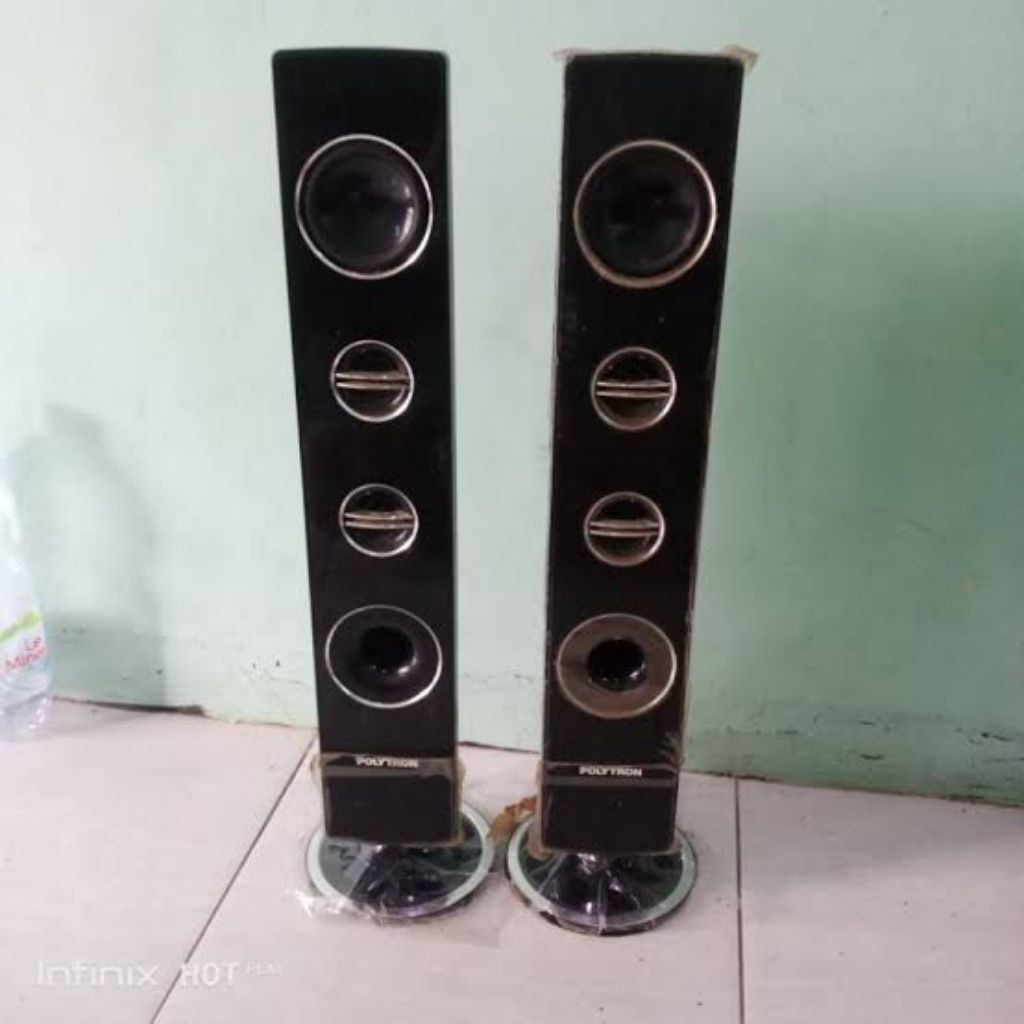 SPEAKER PASIF TV POLYTRON CABUTAN ORIGINAL 40INCH 43INCH