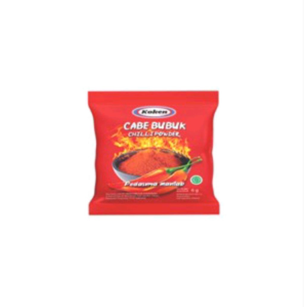 

cabe bubuk/cabai bubuk/chilli powder koken 12x6gr