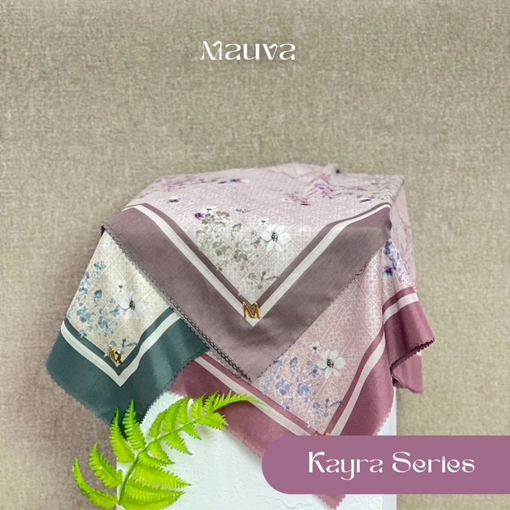 Mauva hijab - Hijab Motif Kayra Series Jilbab Square Motif Coksu Pink Nude Hijau Sage | Kerudung Seg