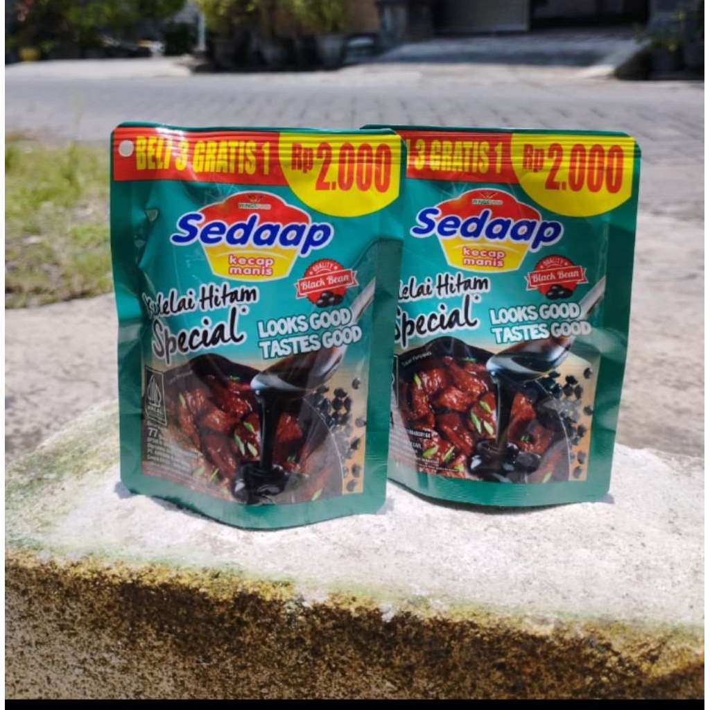 

kecap manis sedaap 1 pack isi4