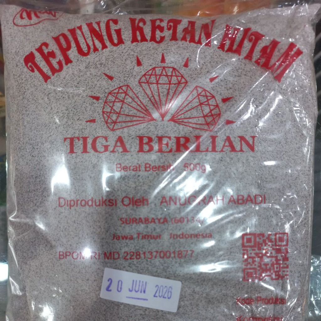 

Tepung ketan hitam 3berlian 500gr