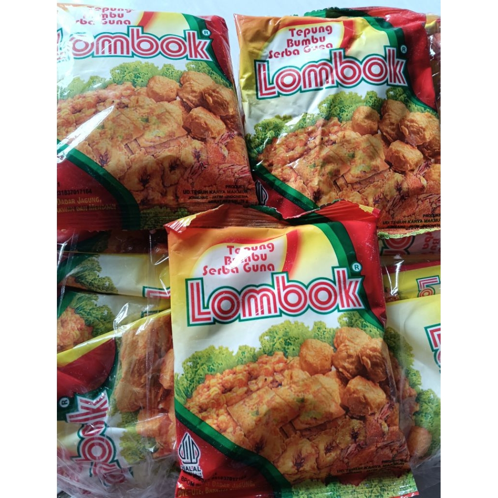 

Tepung bumbu renyah isi10 | cap lombok | tepung serbaguna