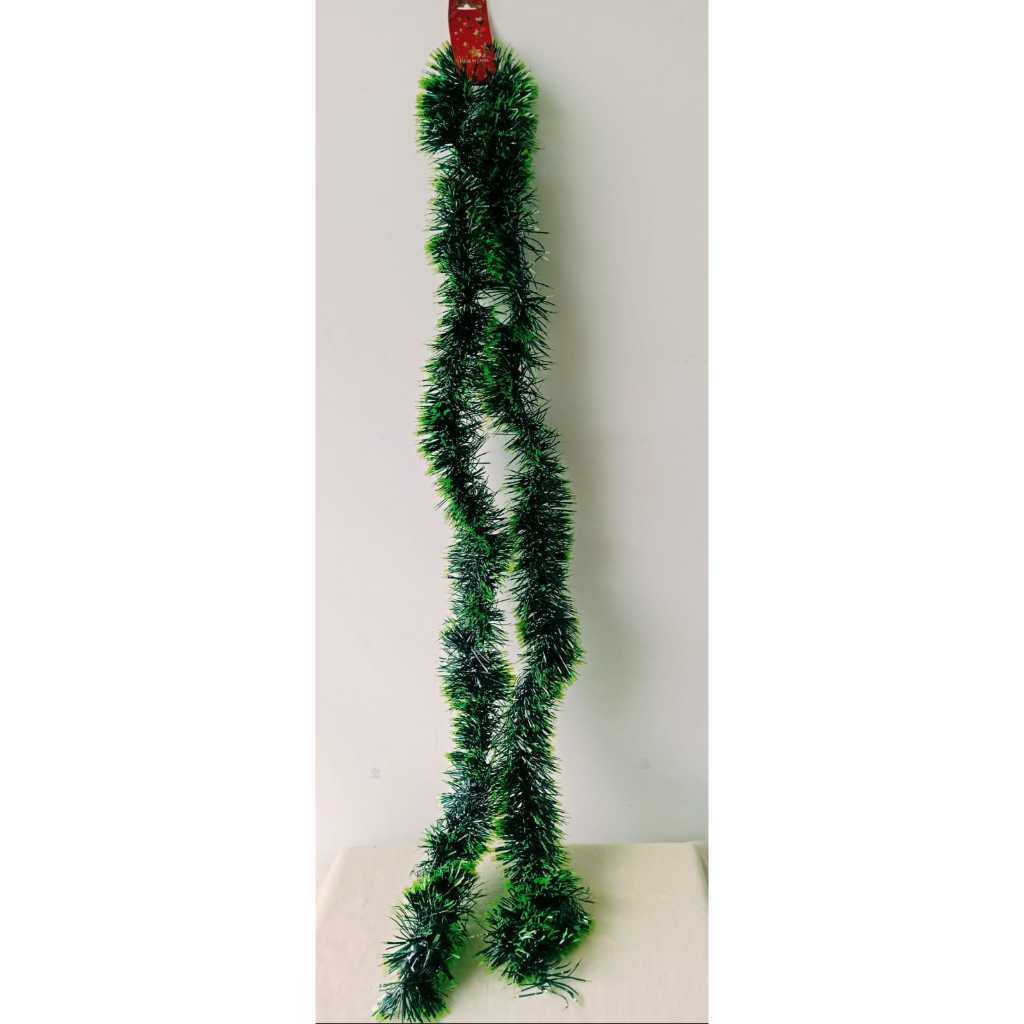 Slinger Natal / Hiasan Natal / Hijau Daun