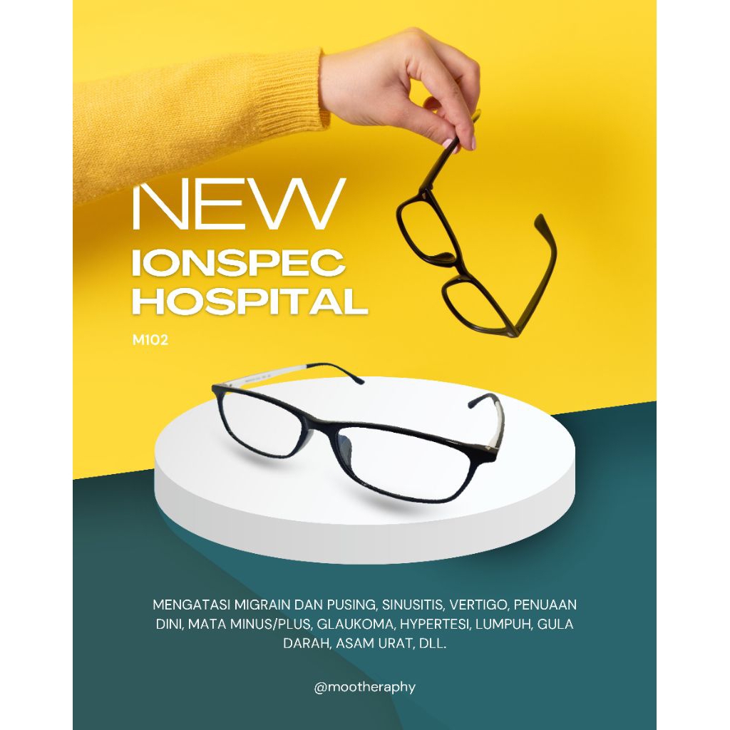 Terbaru-Kacamata Terapi Medis Mata Plus Minus Ionspec Hospital Original