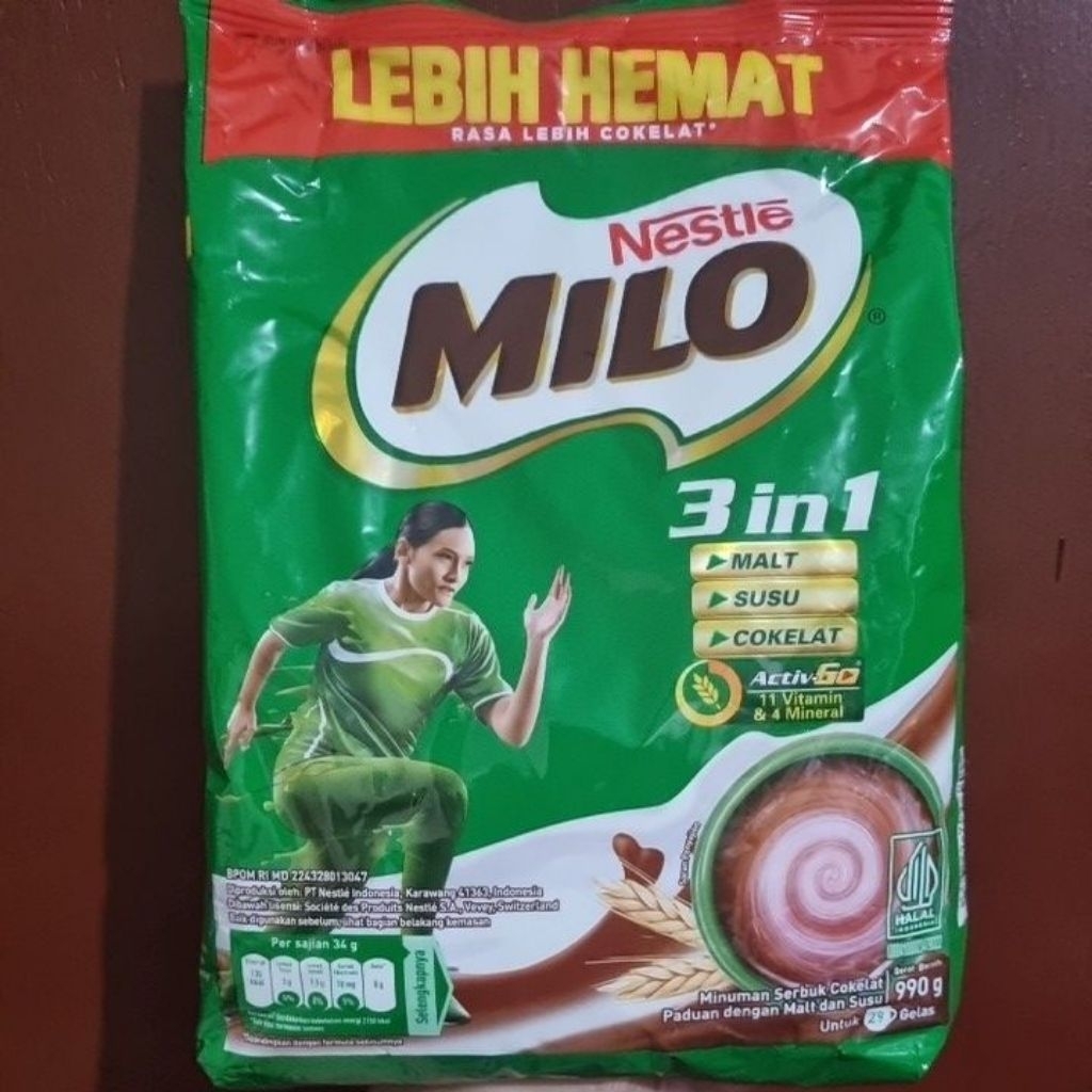 

milo 3 in 1 active go 1 kg nestle