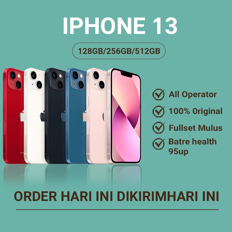 IPHONE 13 Only Wifi 128GB/ 256GB Second Fungsional normal Kondisi baik