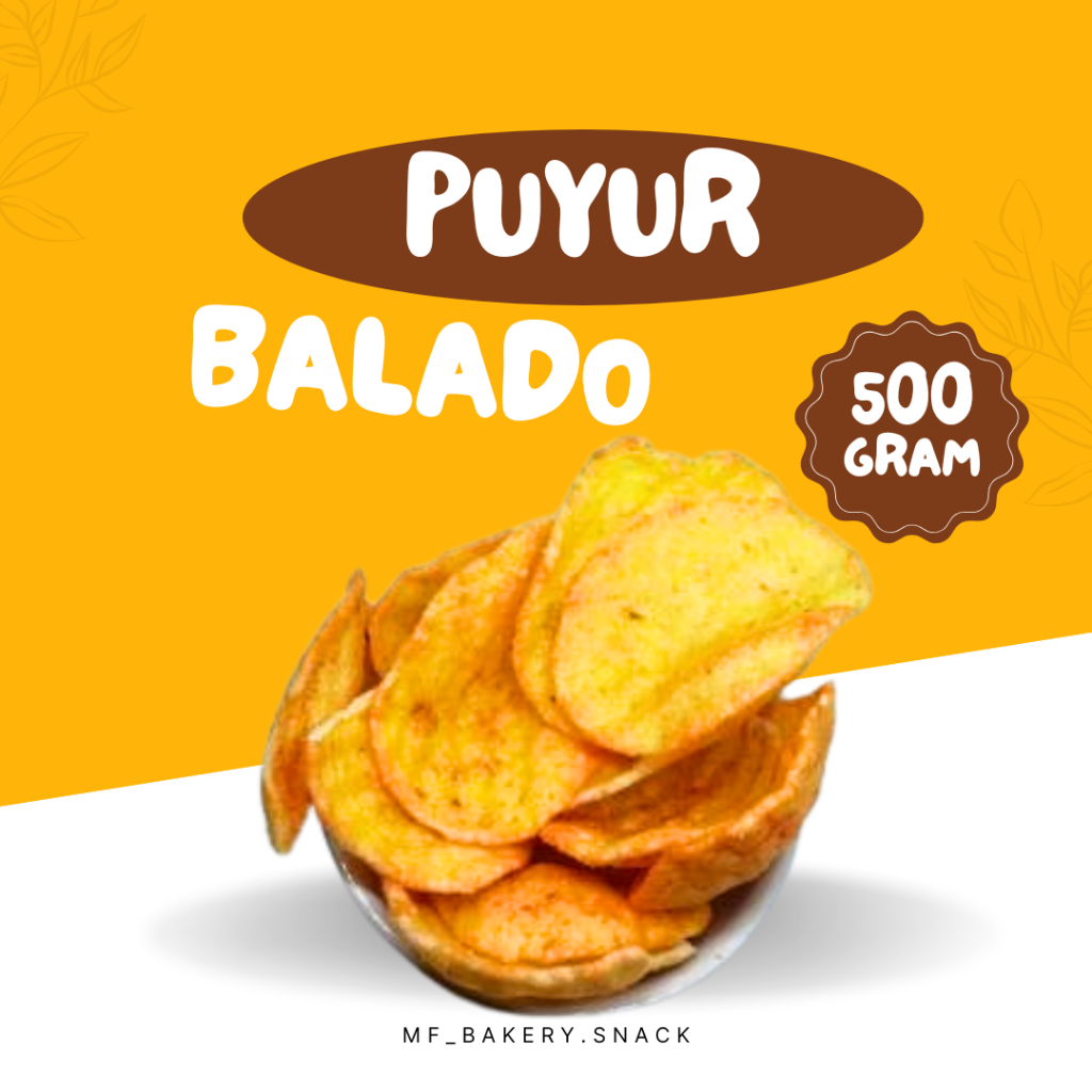 

Puyur Balado Krip Krip Balado Gurih Enak 500 gram