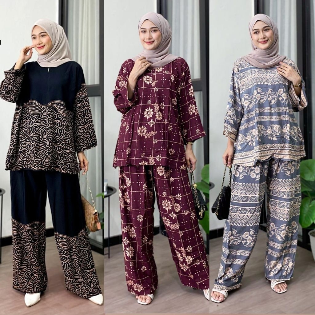 SETELAN CPLP JUMBO WANITA KEKINIAN// SETELAN JUMBO LD 130 // RAYON PREMIUM