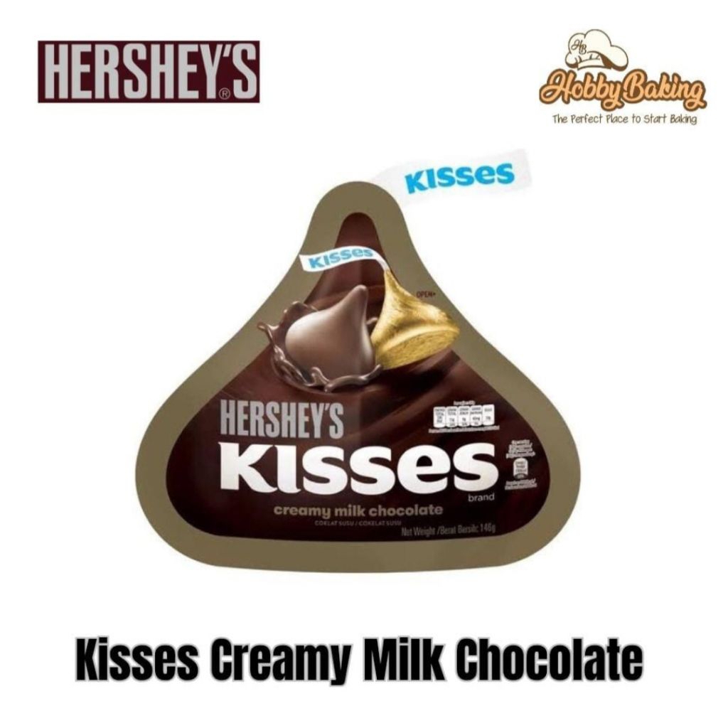 

Hersheys Kisses Creamy Milk Chocolate isi 8pcs