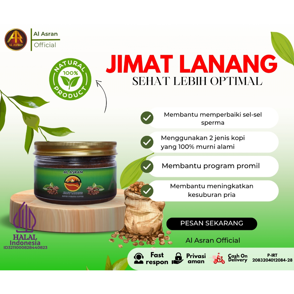 

Kopi Jimat Lanang Al Asran Excellent Coffee Tanda Tangan Arabika