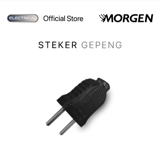 Steker Gepeng Morgen MG-625 Hitam
