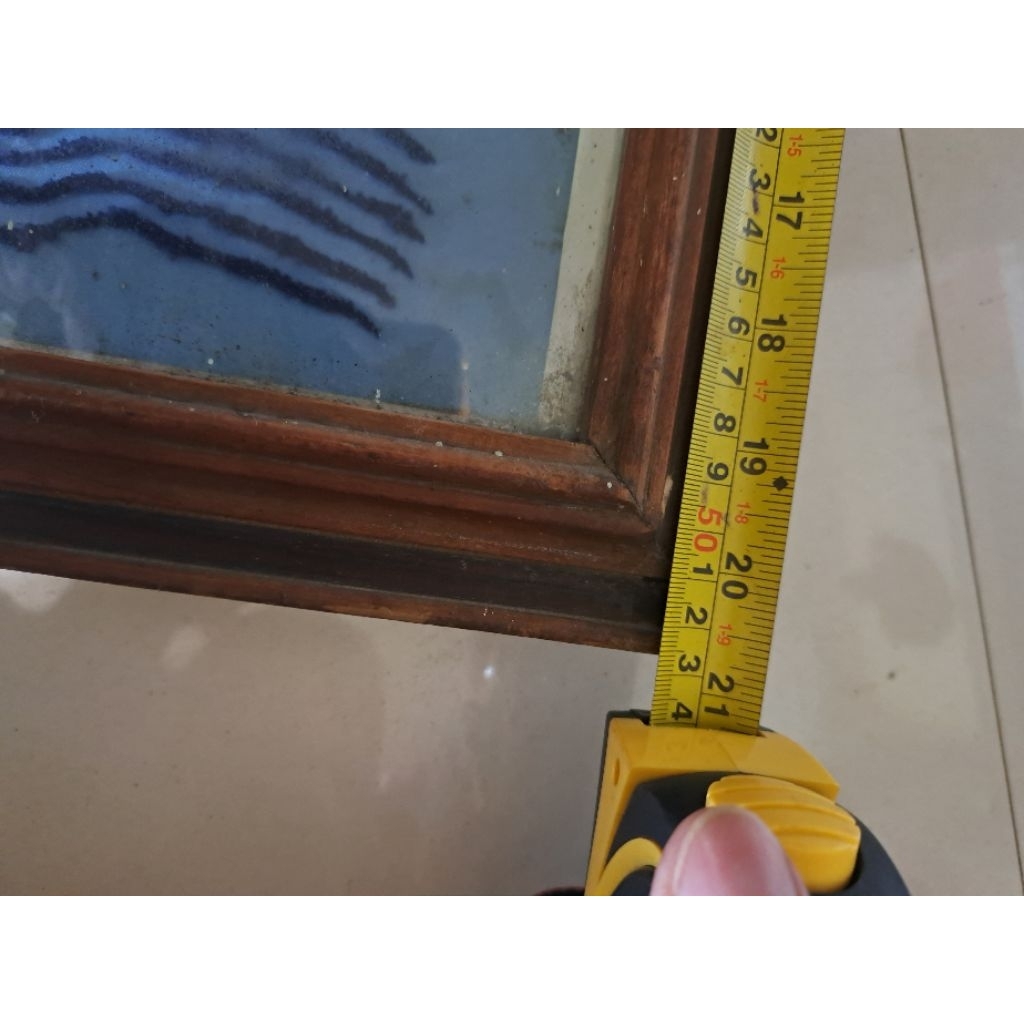 Lukisan Kristik jadul "kapal layar"