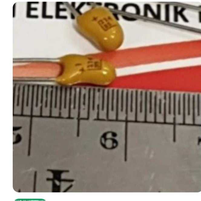 RF5410 kapasitor capacitor tantalum 0.22uf 220nf 220 nf 35v 35volt 35 volt by PCM LTC GLODOK