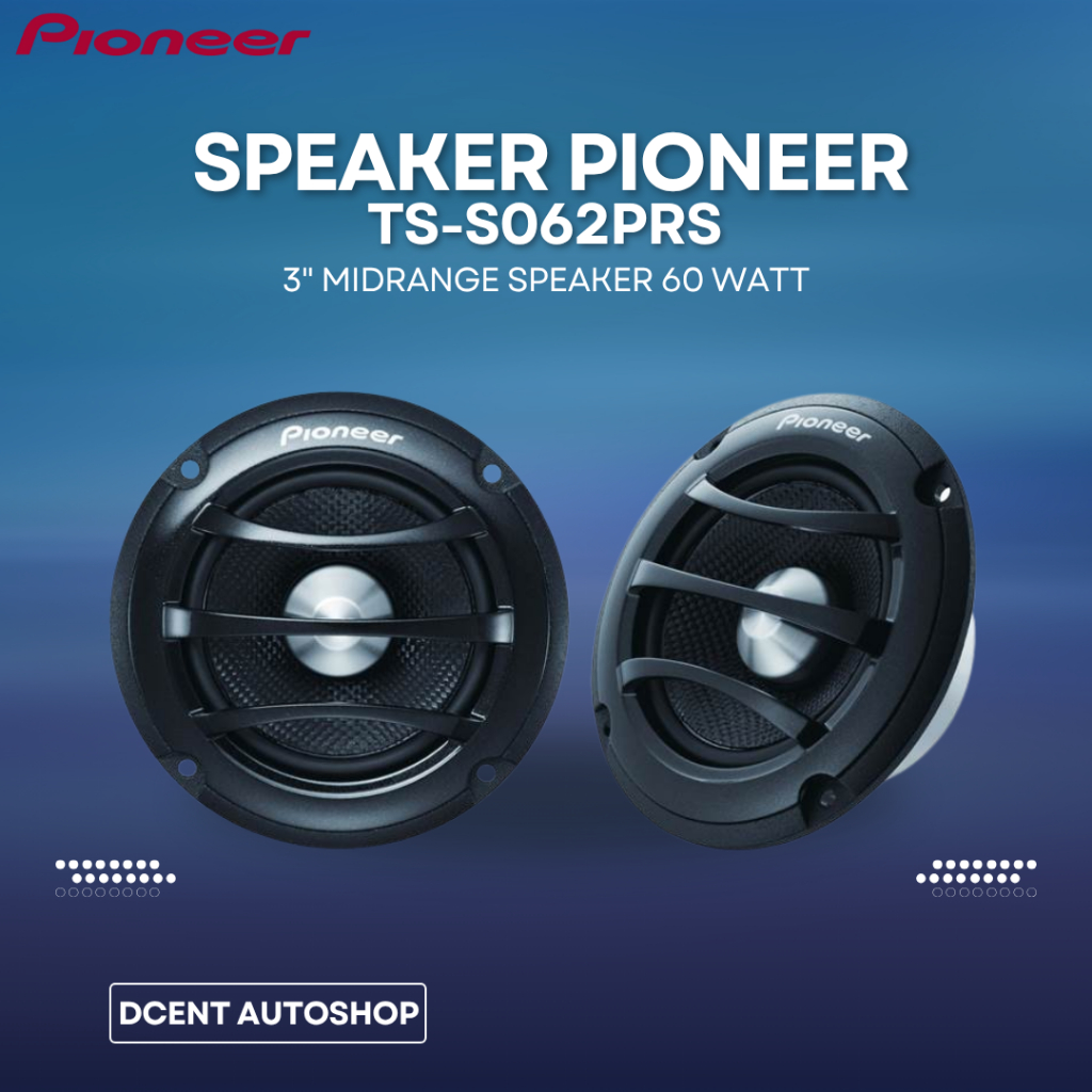 Midrange Speaker Mobil - Midrange Pioneer TS-S062PRS - 3 Inch Midrange Speaker 60 Watt - Midrange Sp