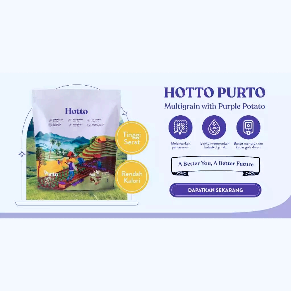 

Classica2106 Hotto Purto Multigrain With Ubi Ungu 1 Pouch Isi 16 Sachet