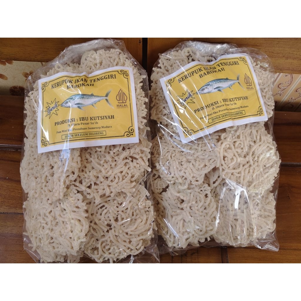 

krupuk ikan tenggiri khas madura, Nikmat dan terasa banget ikannya