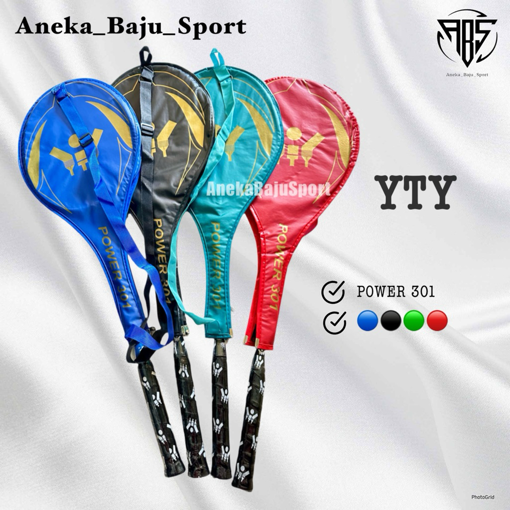 Raket Badminton YTY / Raket Bulutangkis Murah Bonus Cover
