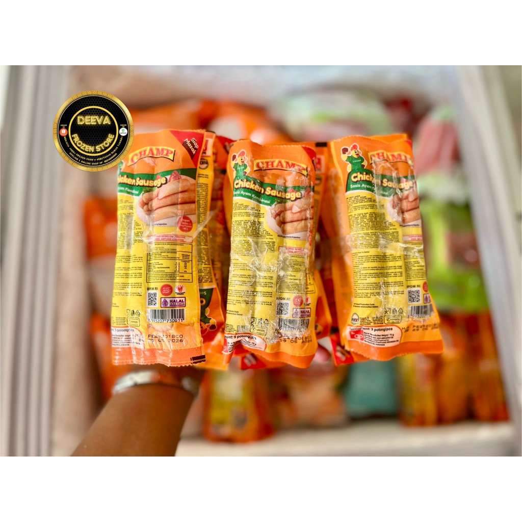 

Champ sosis ayam isi 3pcs