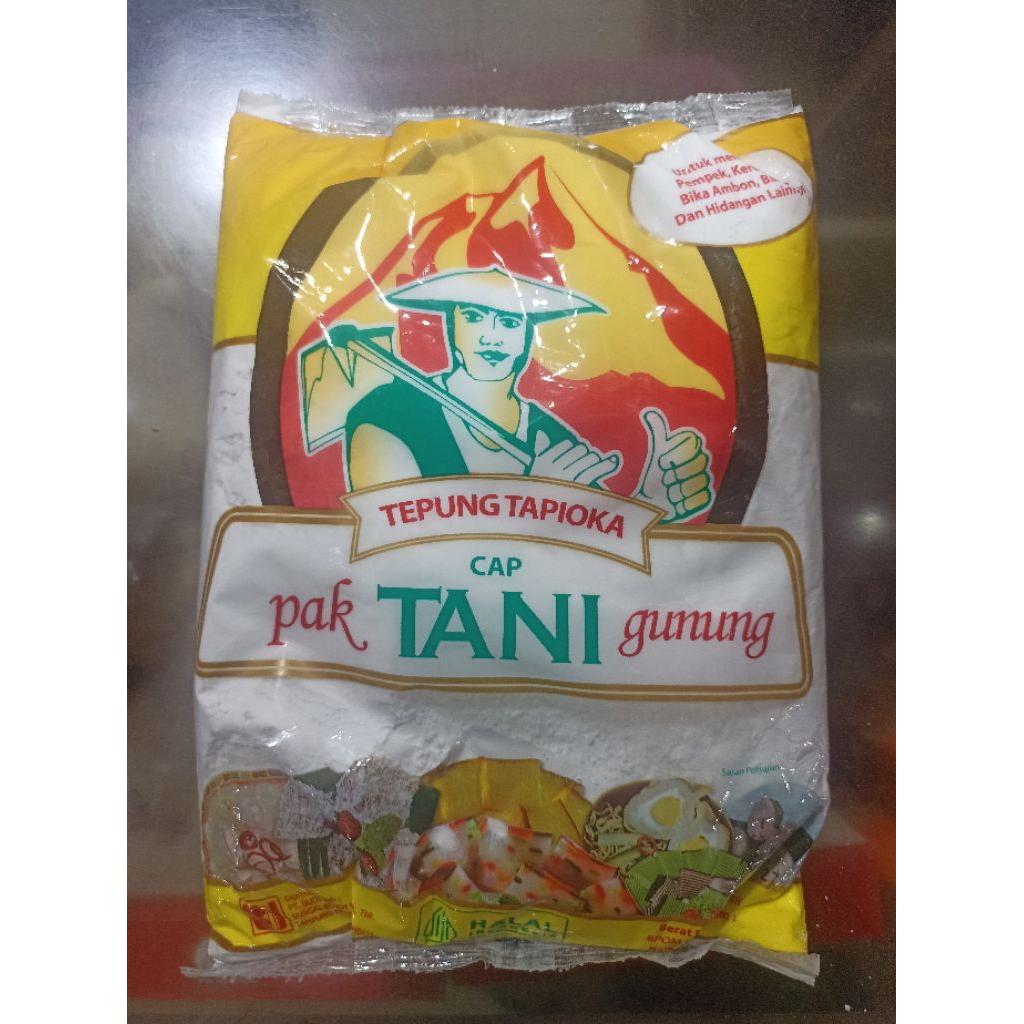 

TEPUNG TAPIOKA CAP PAK TANI GUNUNG500GR