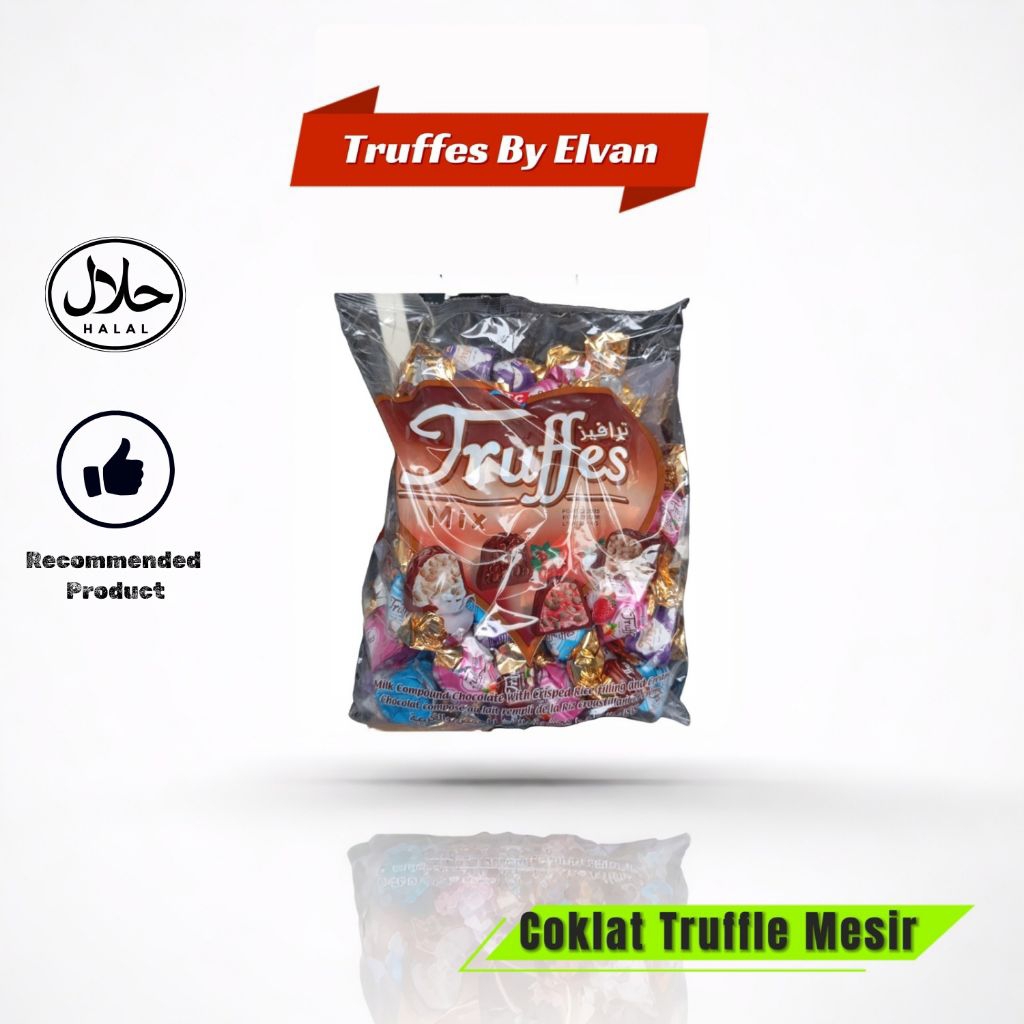 

(1Karton) Coklat Truffes Elvan Mesir Dus 1Kg x 8pack