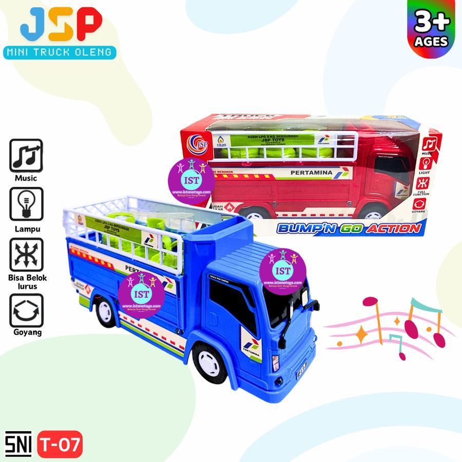 IST Mainan Anak Basuri Mini Truck Oleng PERTAMINA JSP Kode T-07