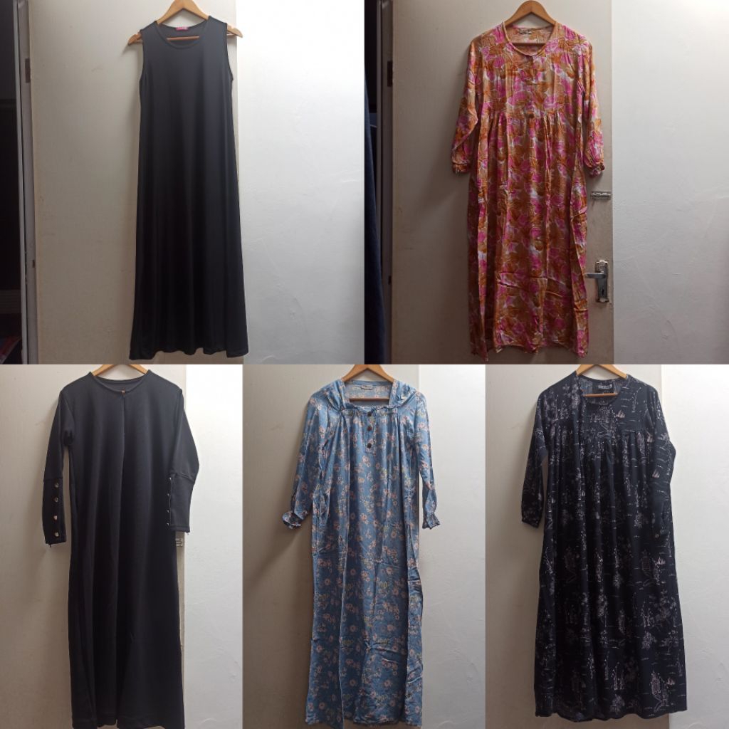 Preloved Gamis Longdress Overall Zayena Masimi Piyambak