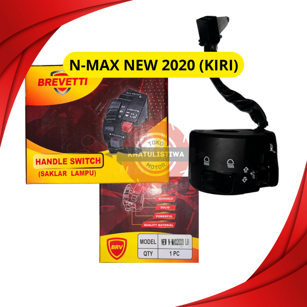 SAKLAR KIRI KANAN NMAX NEW 2020 KIRI KANAN HOLDER MAIN SWITCH HANDLE RIGHT LEFT NMAX NEW 2020 KIRI K