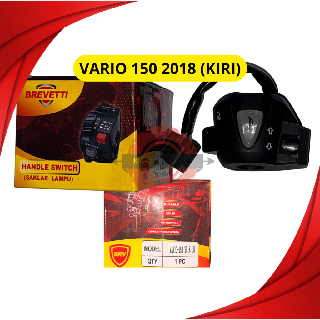 SAKLAR KIRI KANAN VARIO 150 2018 HOLDER MAIN SWITCH HANDLE LEFT RIGHT VARIO 150 SAKLAR KIRI KANAN VA