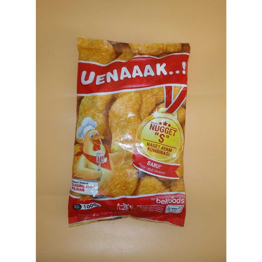 

Belfoods Nugget S Baru! Uenaaak 1 KG (NAGET AYAM)