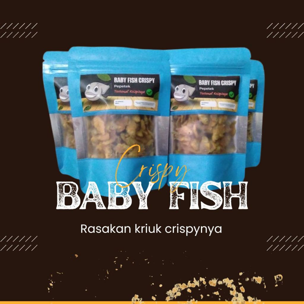

Baby fish crispy / pepetek crispy / ikan petek crispy