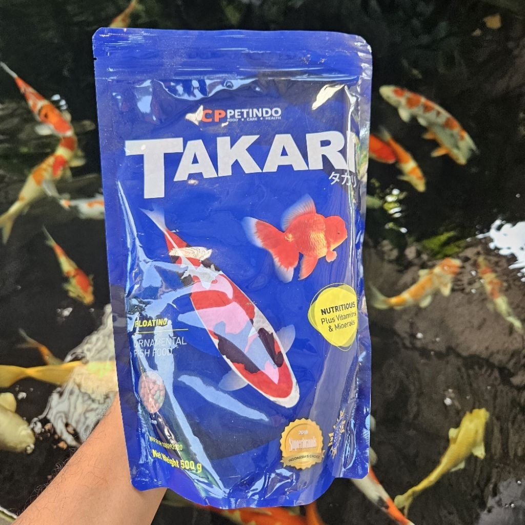 Takari S 2mm 500 Gram pakan ikan hias